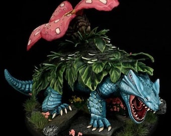 Elder Terrasaur Miniature / Mini Monster Mayhem / Catch 'em if you Dare / Tabletop RPG / DnD / Fantasy / Miniatures / Desk Ornament