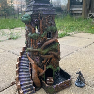 Centaur Dice Tower | Woodland Dice Roller | Elven Forest DnD Dice Tower | DnD Dice Roller |  DnD Gift | Fates End Dice Tower