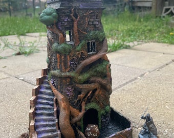 Centaur Dice Tower | Woodland Dice Roller | Elven Forest DnD Dice Tower | DnD Dice Roller |  DnD Gift | Fates End Dice Tower