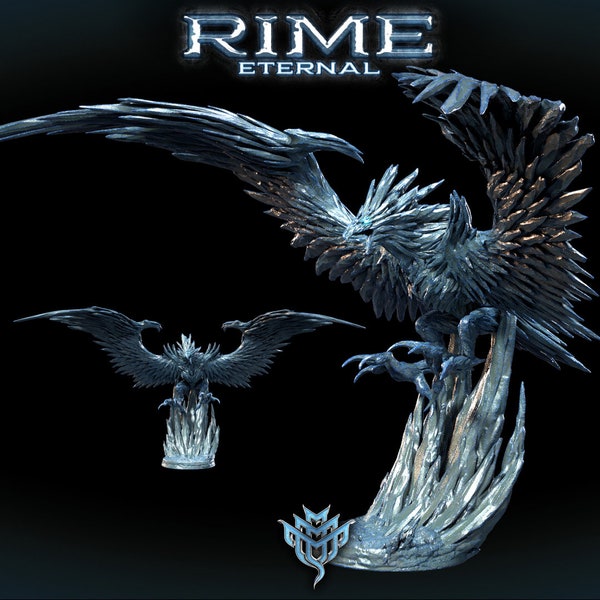 Ice Roc | Giant Ice Bird | Rime Overseer | Rime Eternal - Mini Monster Mayhem | DnD Miniature | Pathfinder | Tabletop Game | Resin Miniature