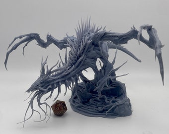 Wendigo Dragon / Dream Eater Dragon / Mini Monster Mayhem / Nightmare Fuel / Tabletop RPG / DnD / Dark Fantasy / Boss Fight / Miniatures