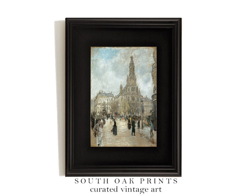 Vintage Paris City Wall Art | PRINTABLE FILE DOWNLOAD | Antique Print ...