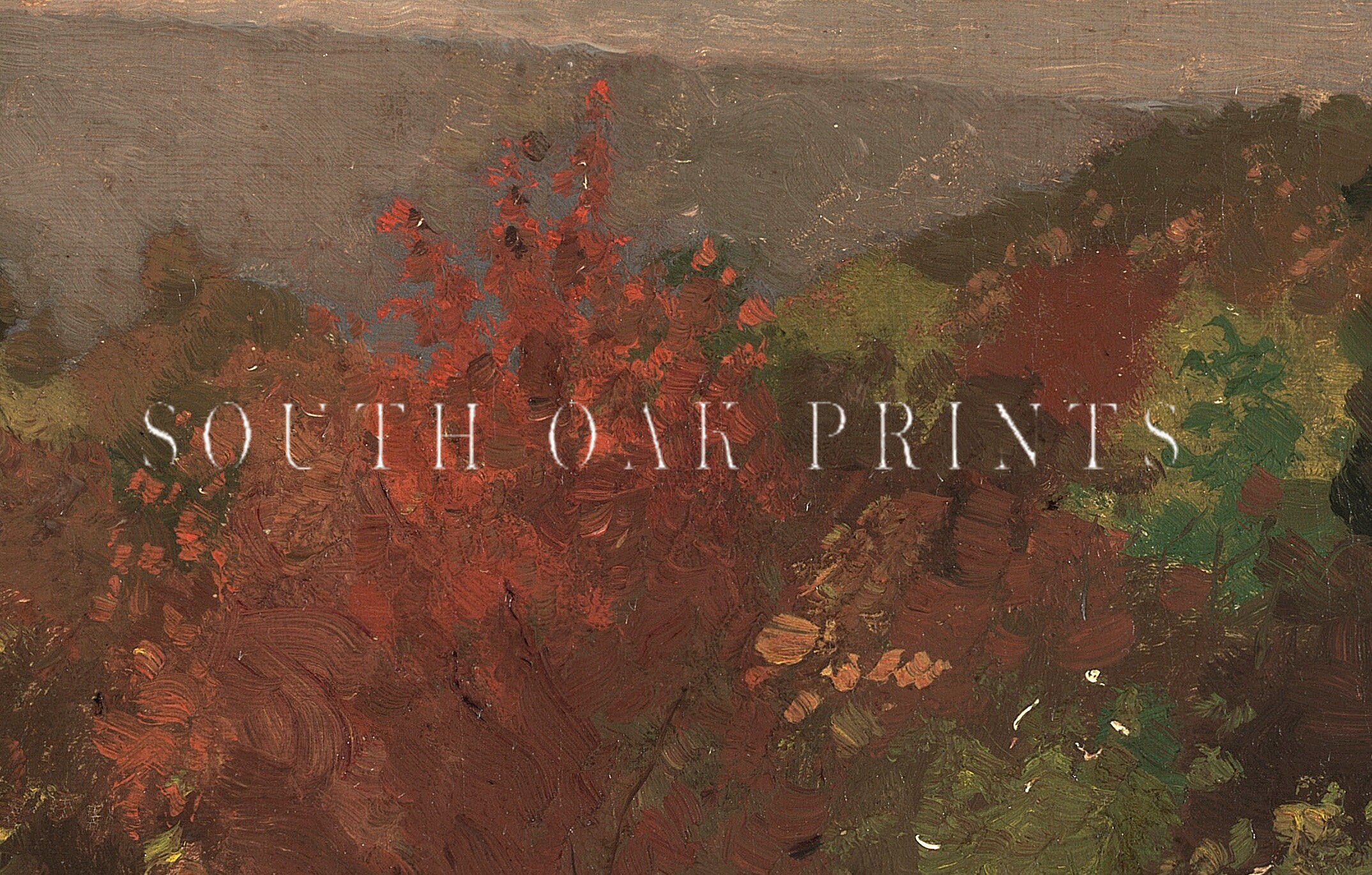 Autumn Painting Fine Art Vintage Landscape Wall Art Fall PRINTABLE