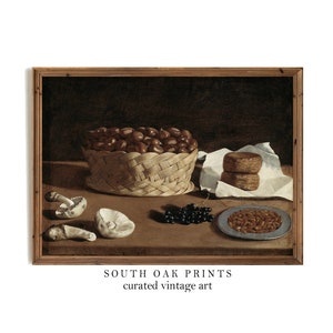 Farmhouse Print | Vintage Rustic Kitchen Dining Room Classic Antique Still Life Painting | Country PRINTABLE | DIGITAL DOWNLOAD |SLF22
