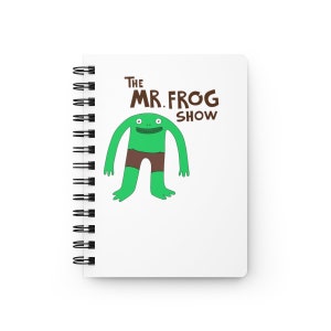 Smiling Friends Mr. Frog Spiral Bound Journal
