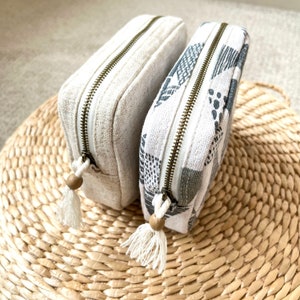 Handmade Linen Sanitary Napkin Storage Pouch