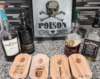 Customizable Whisky and Bourbon Smoker | Father's Day Gift | Personalized Gift | Groomsman Gift | College | Smoke | Drink | Unique