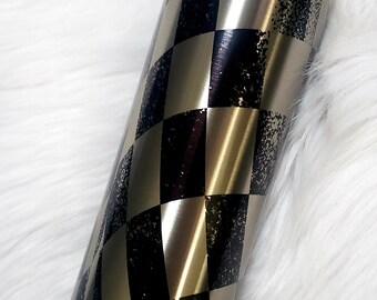 Finish Line Flag Racing Tumbler | Car | Boat | Motocross | Go Fast | Checkered Flag Cup | Race Fast | Ricky Bobby | Messy Hair | Race