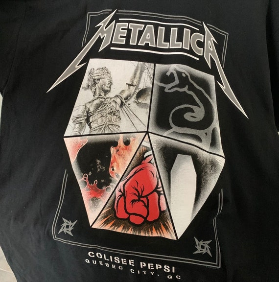 Vintage Metallica Band Tee Vintage Band T-shirt Retro 