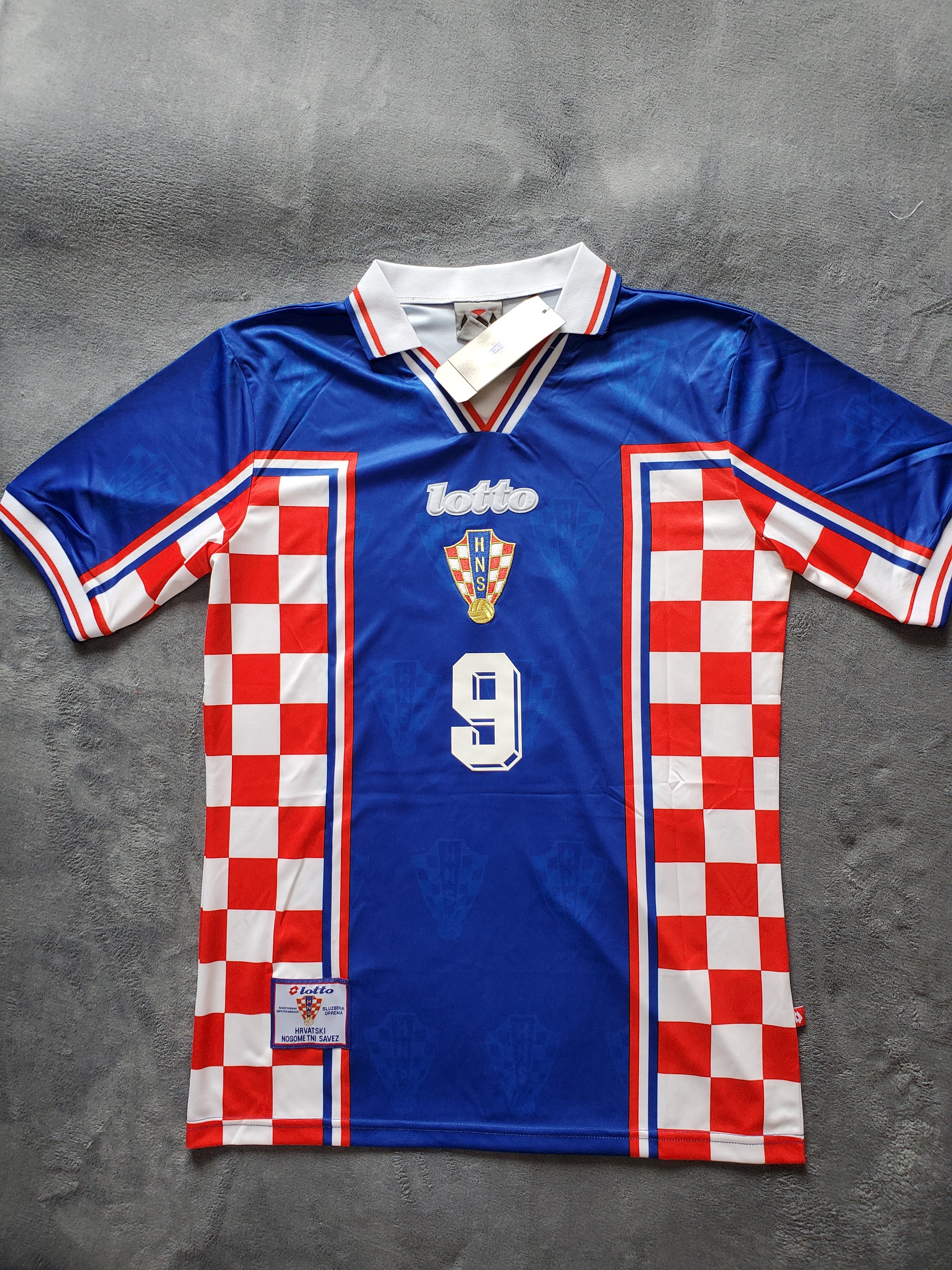 Vintage 9 Camiseta Šuker Copa del Mundo 1998 Croacia - Etsy España