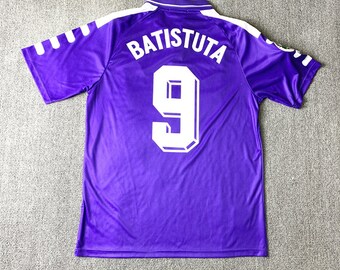 Vintage 9 Gabriel Batistuta 1998 Fiorentina Jersey - Etsy Singapore