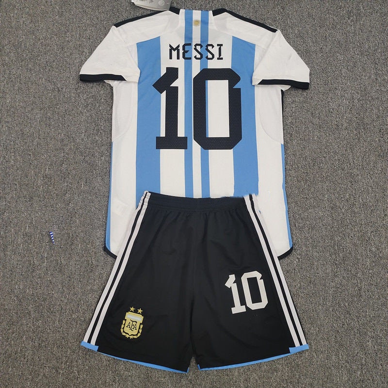 Youth Messi Jersey Kits World Cup Argentina Soccer Jersey - Etsy