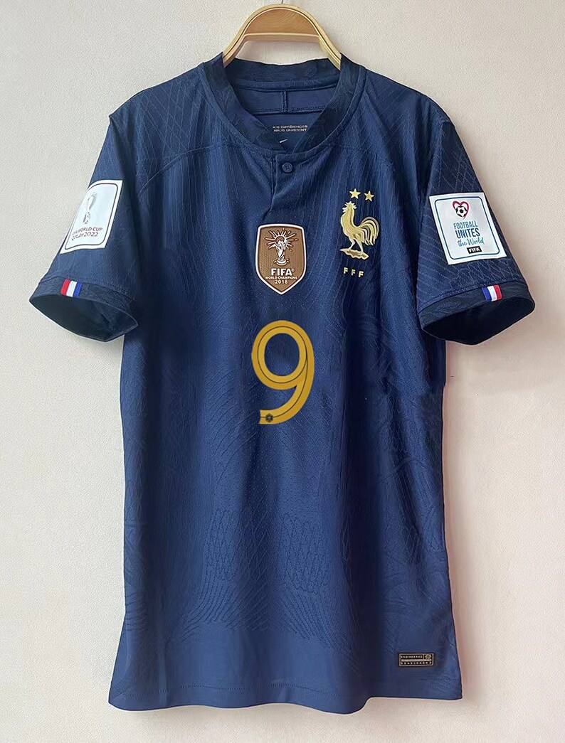 Giroud Jersey 2022 World Cup French Soccer Jersey 9 Olivier Etsy