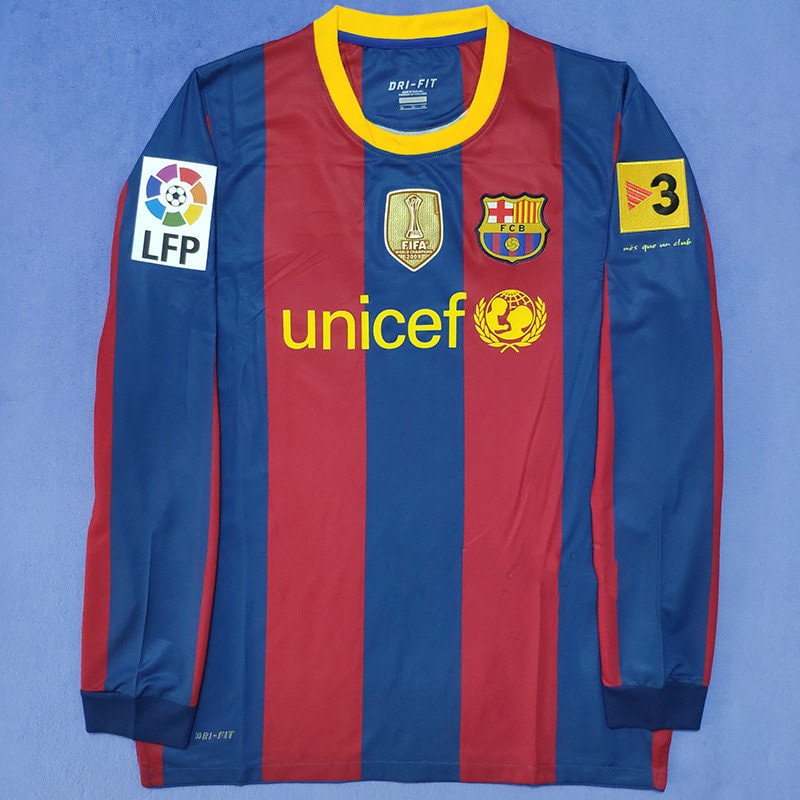 Vintage 10 Messi Jersey 2010 2011 Barcelona Jersey Long Etsy