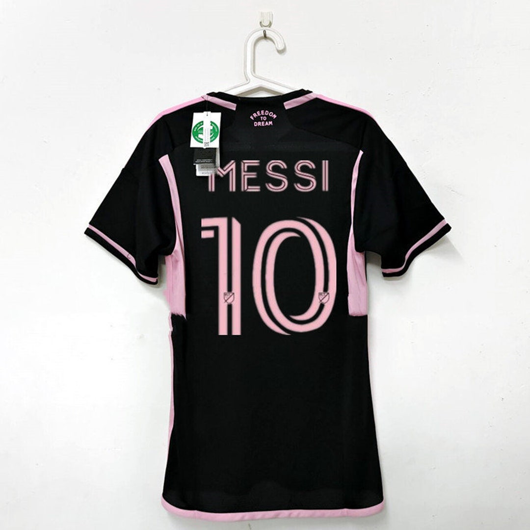 2023 Inter Miami 10 Messi Jersey Black Messi Soccer Jersey Etsy
