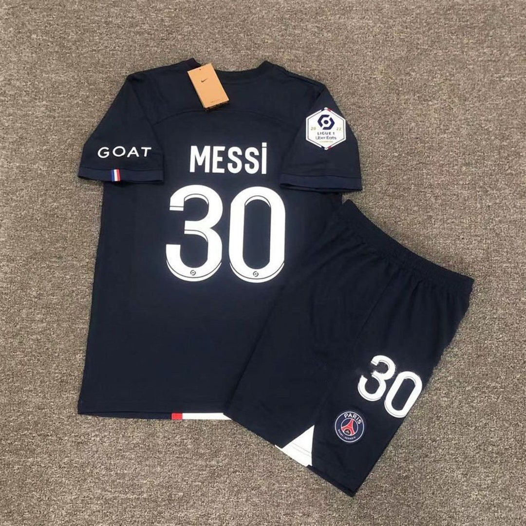 Youth Messi Jersey Kits Paris Saintgermain Soccer Jersey Etsy