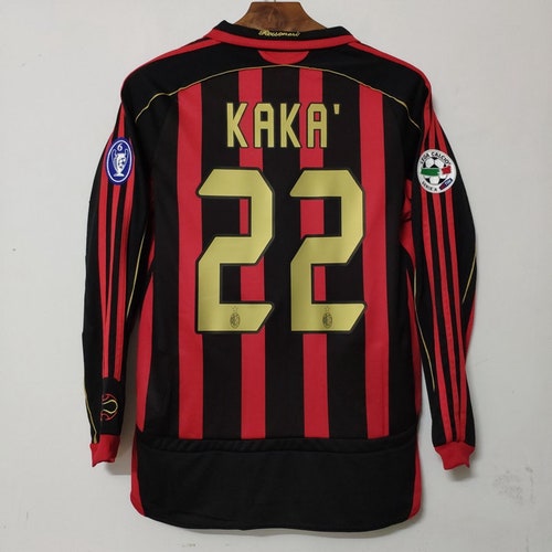 Vintage 22 Kaká Jersey 2006 2007 AC Milan Jersey Long Sleeve Etsy