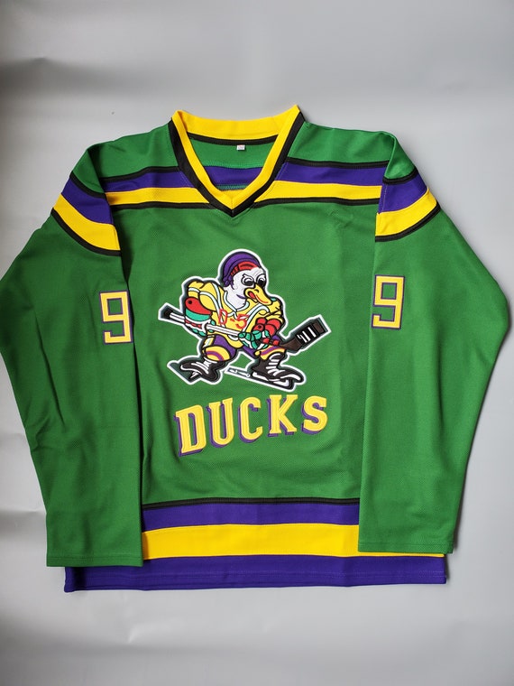 Source CUSTOM The Mighty Ducks Movie ice Hockey Jersey Charlie Conway Any  Name Any Number All Stitched and Sewn New on m.