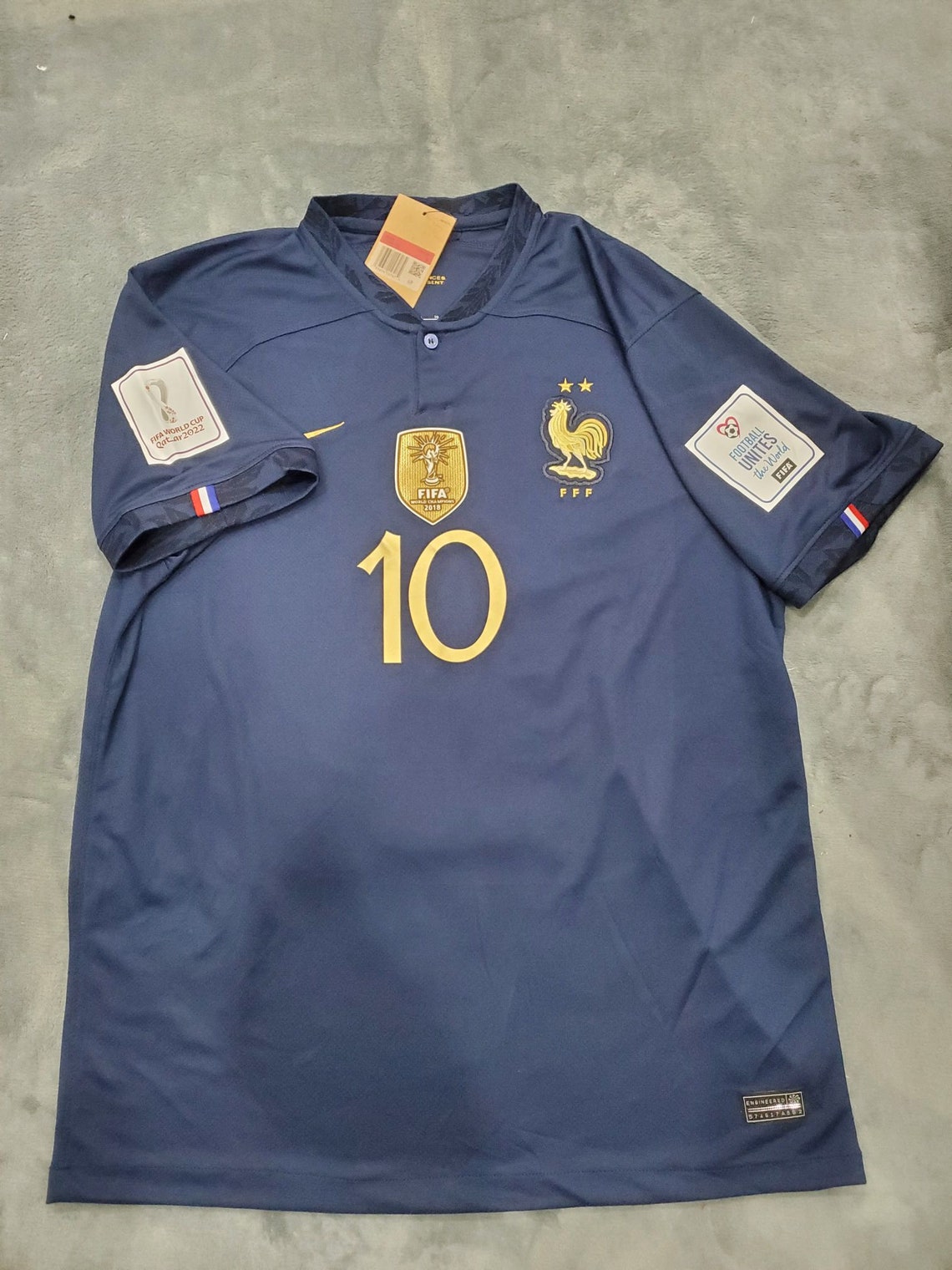 2022 World Cup French Soccer Jersey Mbappé Jersey Griezmann Etsy