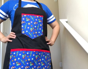 Man or Woman Adult Super Mario World Apron Great for Father’s Day