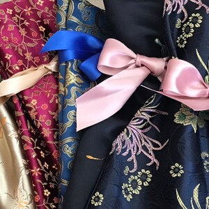 Wine Gift Bottle Bag  Brocade Asian Pattern