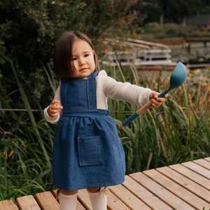 Sansa Pinafore Dress PDF Sewing Pattern | A4 A0 Projector formats | Baby and kids sizes