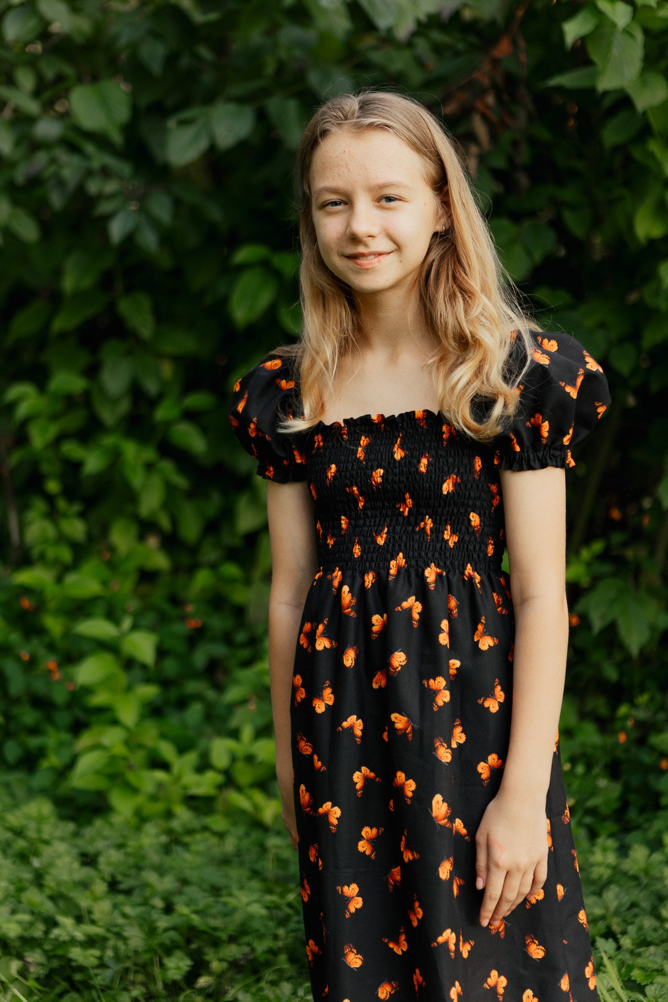 Shirred Dress (kids Sizes) PDF Sewing Pattern | A4/letter A0