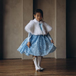 Winter Cape Sewing Pattern: Baby and Kids Sizes (PDF Pattern)