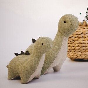 Brontosaurus Sewing Pattern: Linen Dinosaur Toy (PDF Pattern) - Etsy