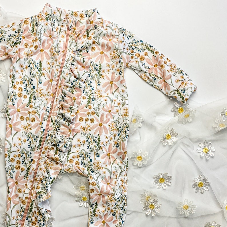 Ruffle Zip Sleeper PDF Sewing Pattern A4 A0 Projector - Etsy