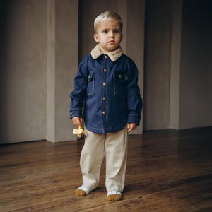 Shacket Sewing Pattern: Kids Shirt Jacket (Sizes 1-14 Years) (PDF Pattern)