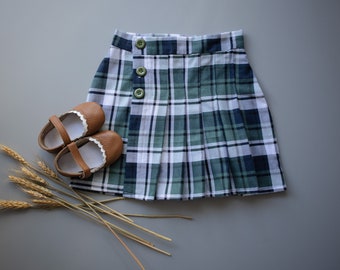 School girl skirt sewing pattern | A4/Letter, A0 and Projector formats | Kids sizes