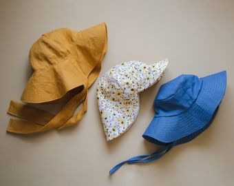 Sun hat pattern bundle  | Kids & Adult sizes | Print at home, copy shop and projector formats | Easy PDF Sewing Pattern