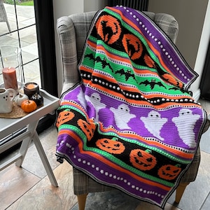 Halloween Dreams, Crochet Blanket Pattern - Madebyanita