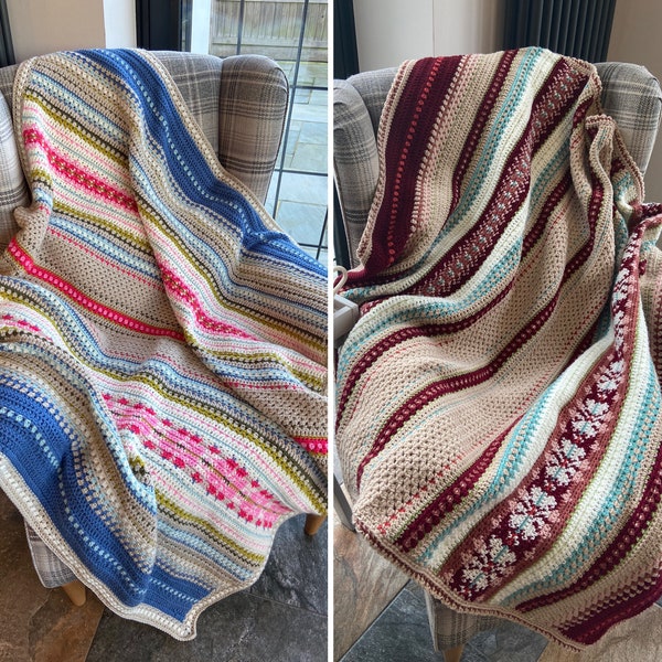 Fairly Fair Isle, Crochet Blanket Pattern - Madebyanita