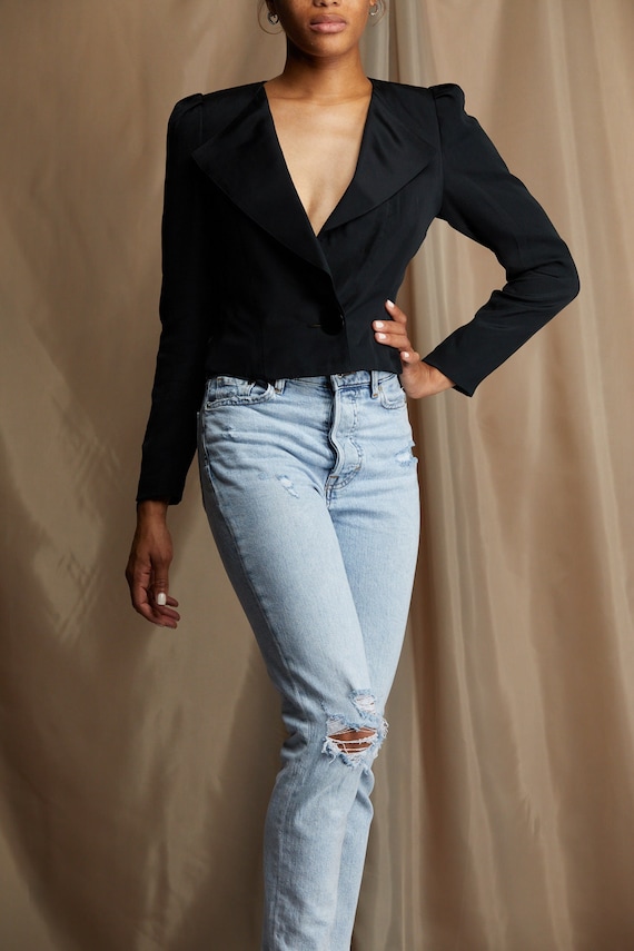 blazer low navy