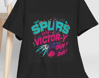 Victor Wembanyama Spurs T-shirt, Vintage baskettröja, San Antonio-fans och supportertröja, San Antonio Fiesta Colors T-shirt