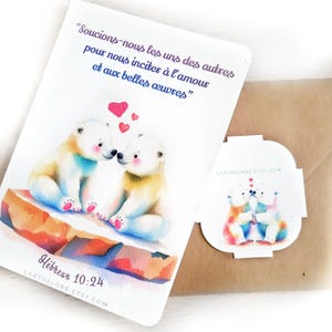 JW carte avec langue et texte au choix jw reproduction aquarelle+ enveloppe + stickers remerciement anciens texte encouragement jw.org sheep