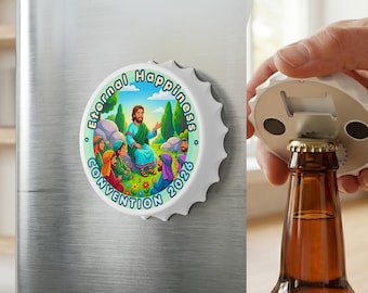 Imán abrebotellas de la Convención JW 2026, Regalo de la Asamblea Regional de la Felicidad Eterna, Imán para nevera JW, Regalo de pionero, Recuerdo JW