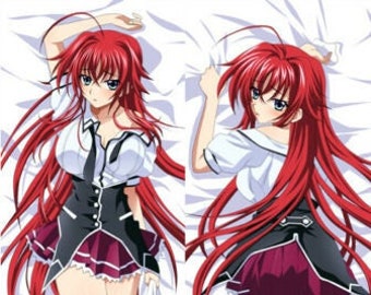 High School Dxd Rias Gremory Dakimakura Anime Body Pillow Cover Case 150x50cm Etsy