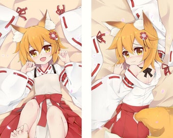 The Helpful Fox Senko-san Tachibana Dakimakura Anime Body Pillow Cover Case 59"