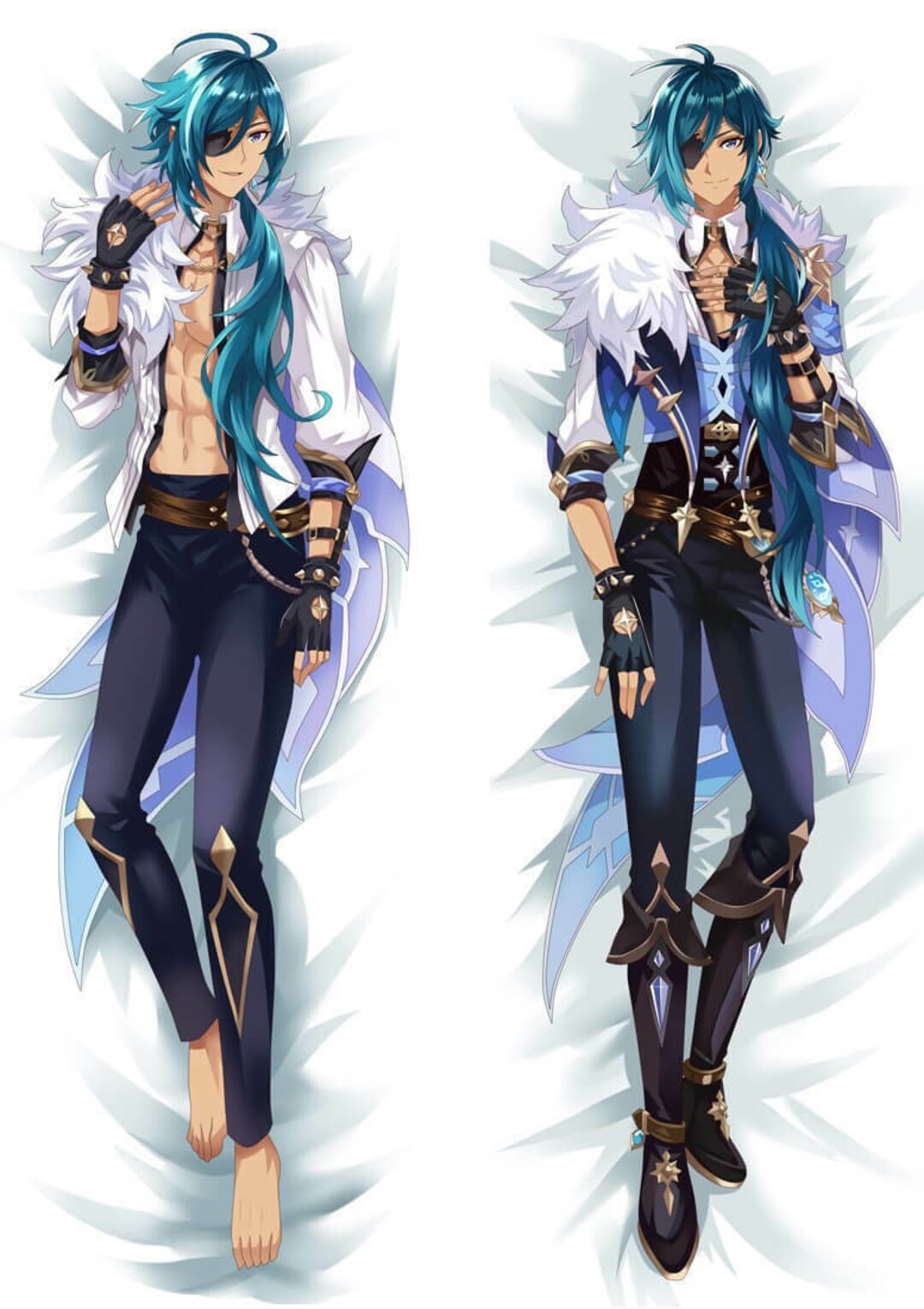 Genshin Impact Kaeya Dakimakura Anime Hugging Body Pillow Cover Case ...