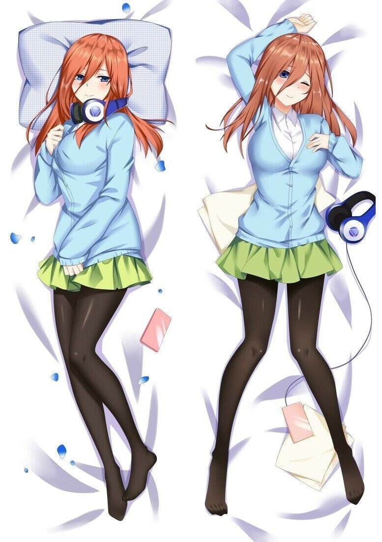 5-toubun no Hanayome Miku Nakano Anime Bed Sheet or Duvet