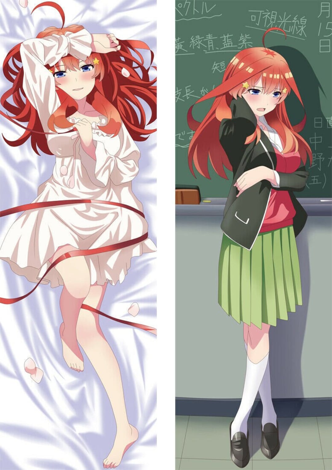 The Quintessential Quintuplets Nakano Sisters Miku Itsuki Anime Body Pillow  Cases