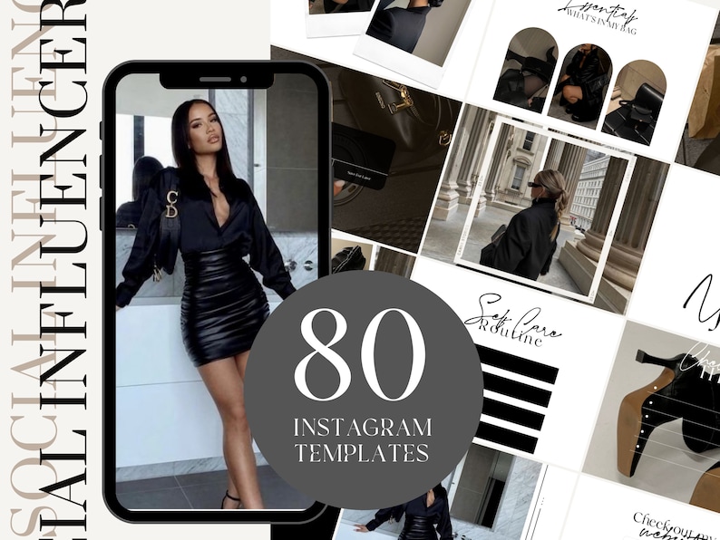 80 Black Luxury Aesthetic Instagram Feed And Highlight Covers Etsy