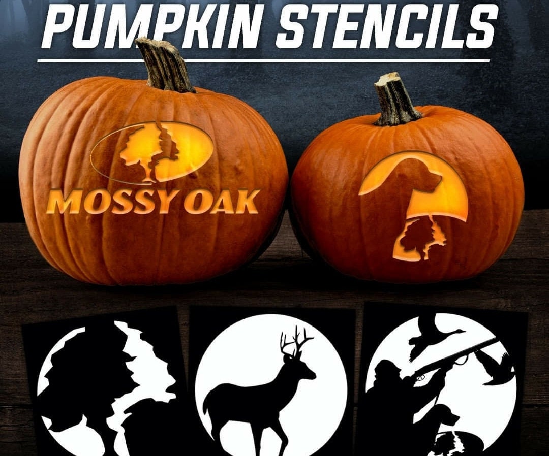 8 Pack Mossy Oak Pumpkin Stencil Etsy 8 Pack Mossy Oak Pumpkin Stencil Etsy