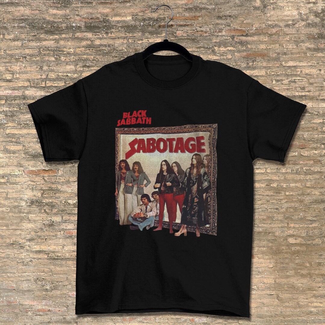 T-shirt Sabbat 'Sabbat Sanglant' Rétro - Taille S à 5XL - Noir Unisexe - Personnalisable