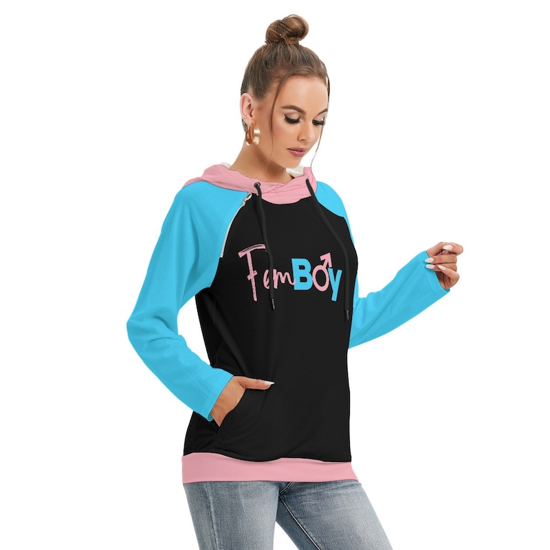 Femboy High Crop Hoodie