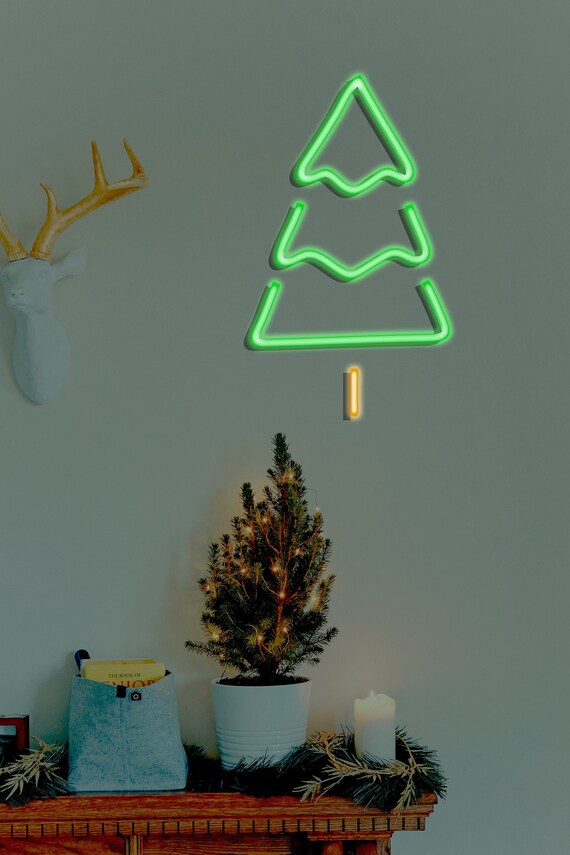 Merry Christmas Neon Sign 2022 Christmas Decoration Custom | Etsy