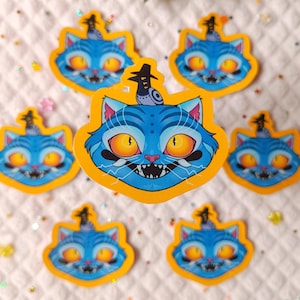 Derpy tijger - Kpop Demon Hunters - Glanzende stickers
